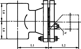 SRS1直流式T型過濾器結(jié)構(gòu)圖